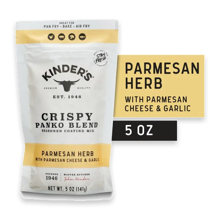 Parmesan Herb Crispy Panko Blend Seasoned Coating Mix