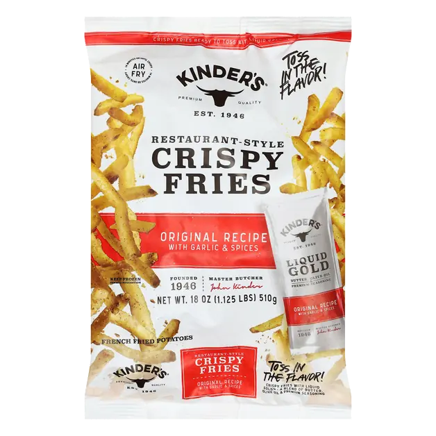 Restaurant-Style Garlic & Spices Crispy Fries Frozen