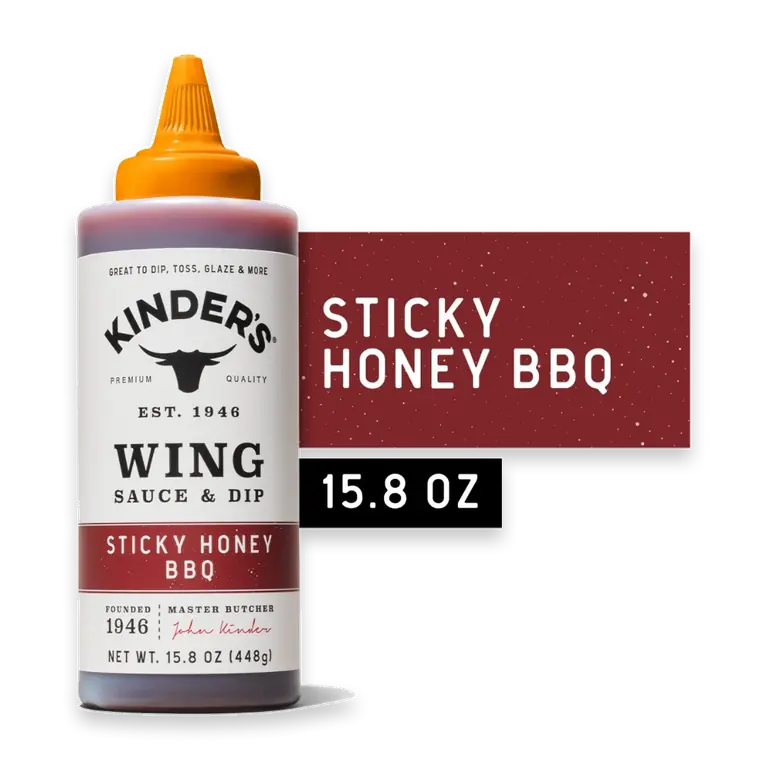Sticky Honey BBQ Wing Sauce & Dip
