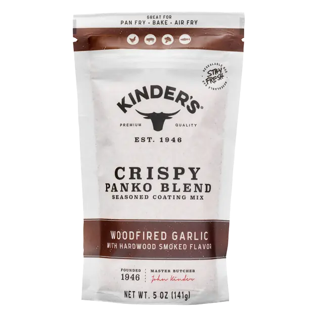 Woodfired Garlic Crispy Panko Blend Seasoned Coating Mix