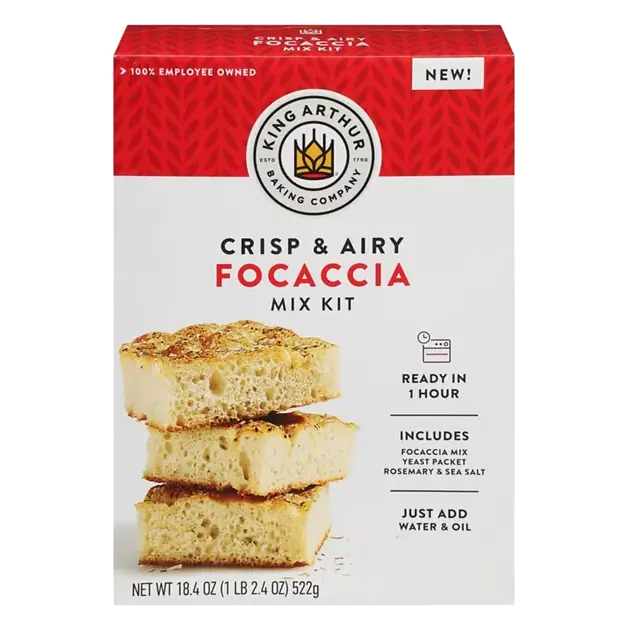 Focaccia Mix Kit, Crispy & Airy