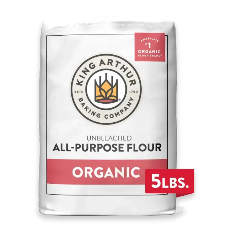 King Arthur, 100% Organic All-Purpose Flour Unbleached, Non-GMO Project Verified, No Preservatives