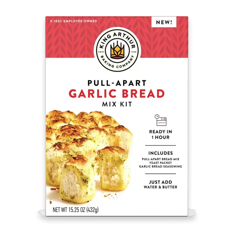 Pull-Apart Garlic Bread Mix Kit, Baking Mix - Ready in 1 hour