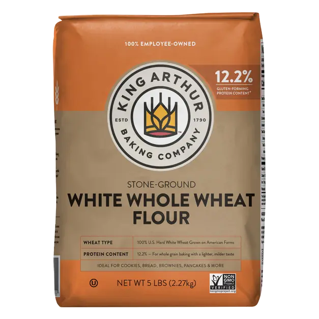 Stone Ground White Whole Wheat Flour