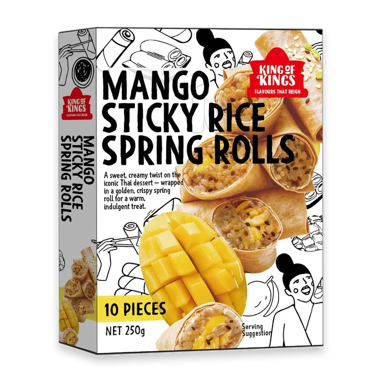 Mango Sticky Rice Spring Roll