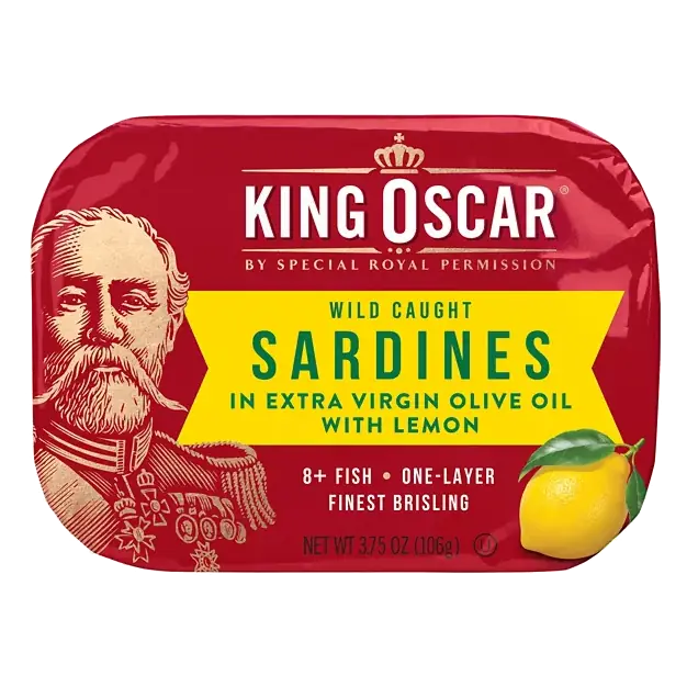 Extra Virgin Olive Oil with Lemon Sardines