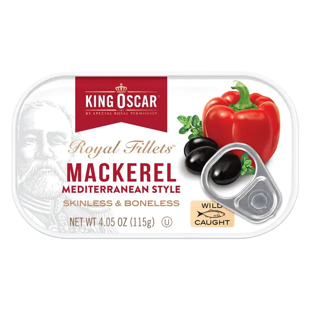 Royal Fillets Mediterranean Style Boneless Skinless Mackerel