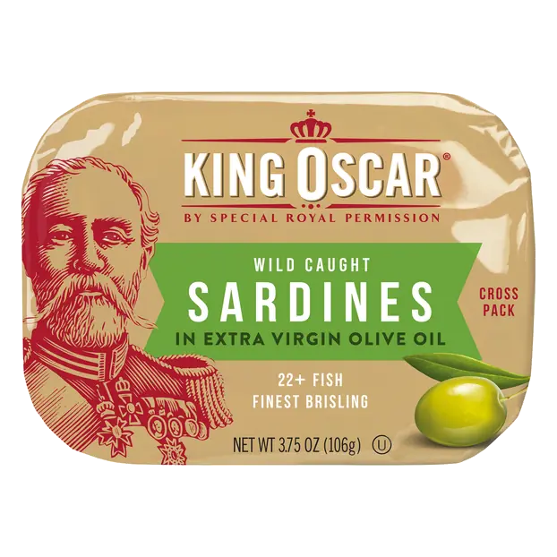 Wild Caught Sardines in Extra Virgin Olive Oil Cross Pack