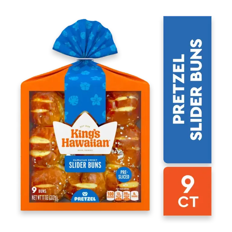 Hawaiian Sweet Pretzel Slider Buns