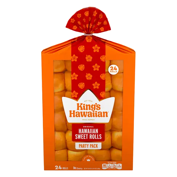 Original Hawaiian Sweet Rolls Party Pack - 24 ct