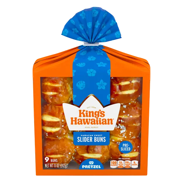 Pretzel Slider Buns - 9 ct
