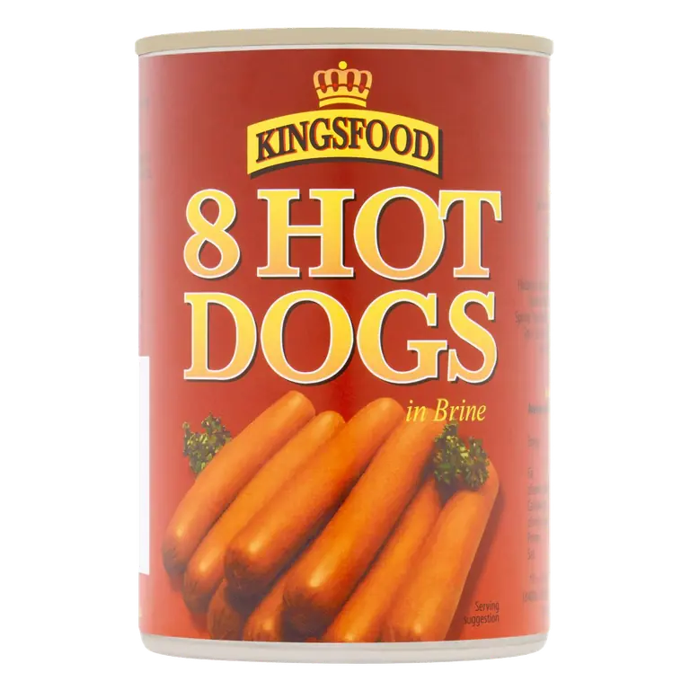 Hot Dog Sausages x8 400g (184g*)