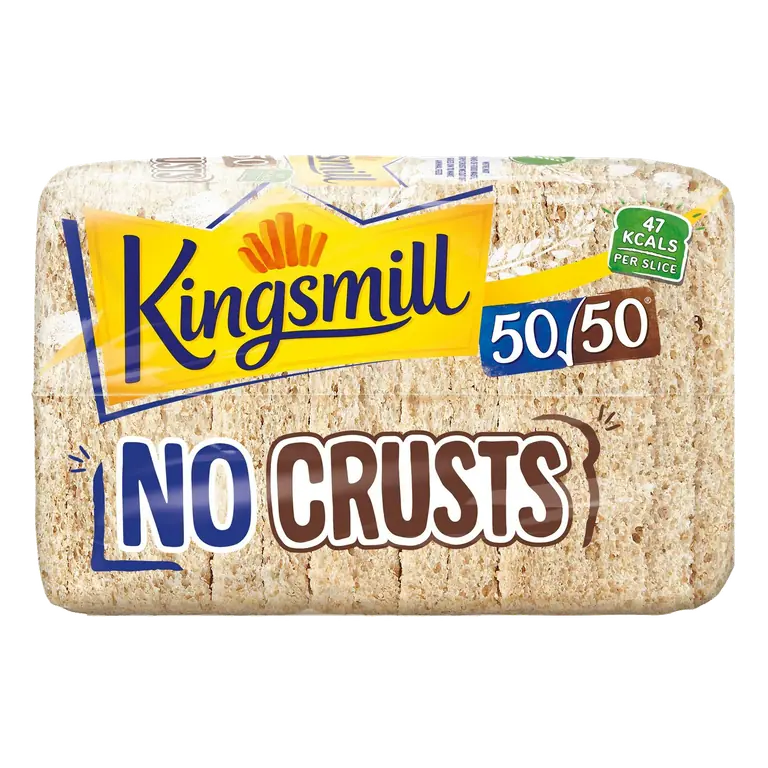 400g No Crusts 50/50 Crustless Bread
