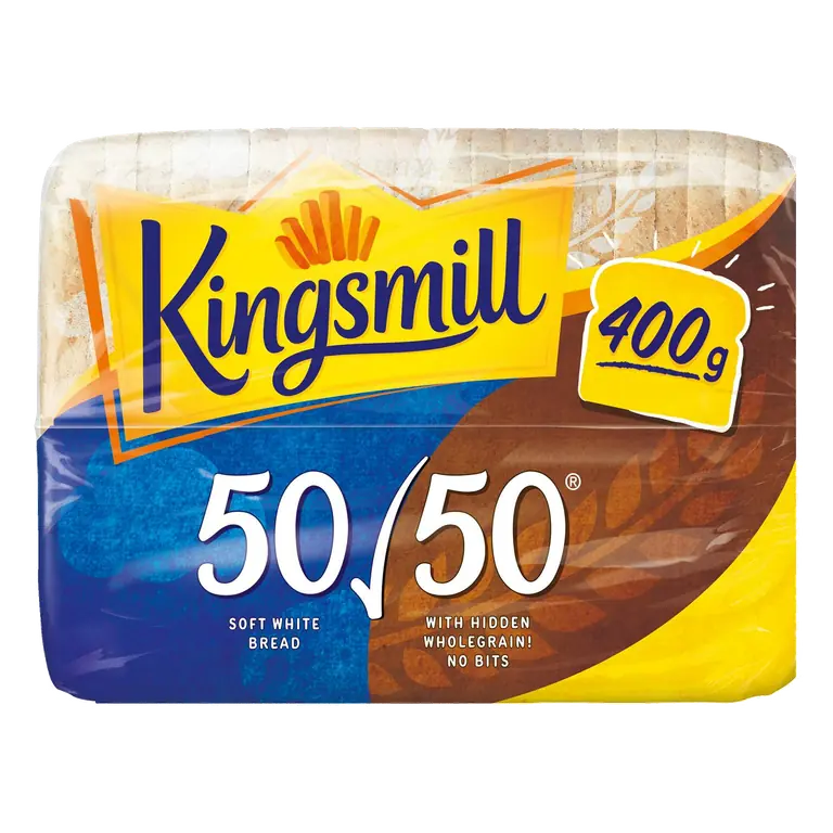 Medium Sliced 50/50 Bread 400g