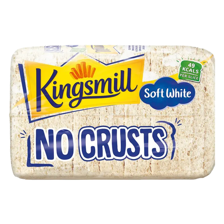 No Crusts Soft Medium Sliced White Bread 400g