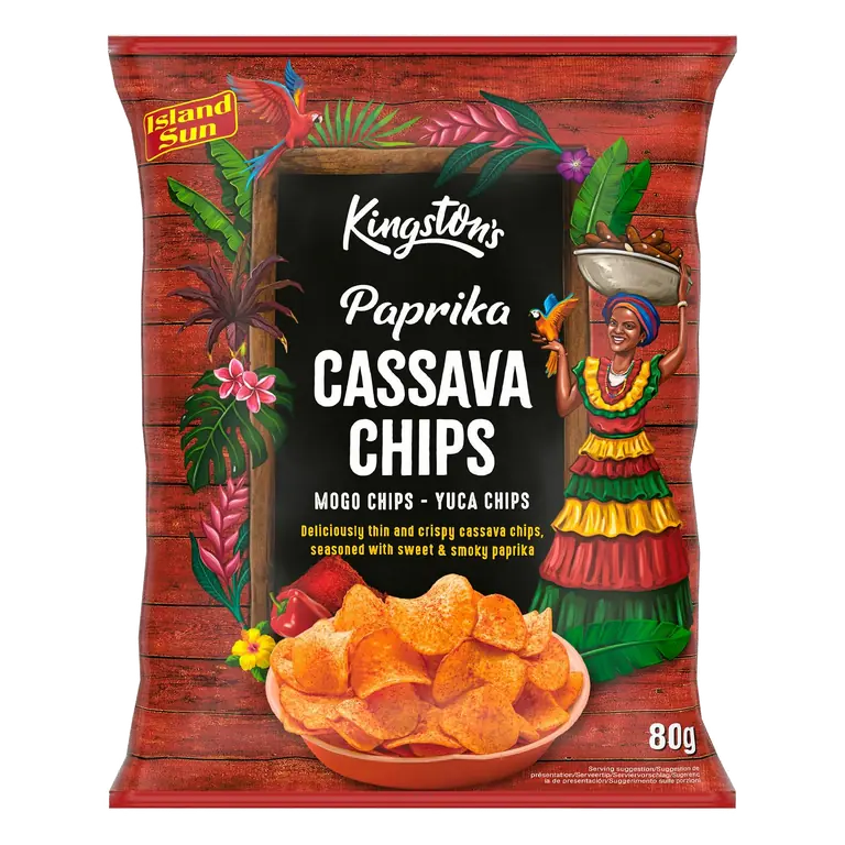 Paprika Cassava Chips 80g