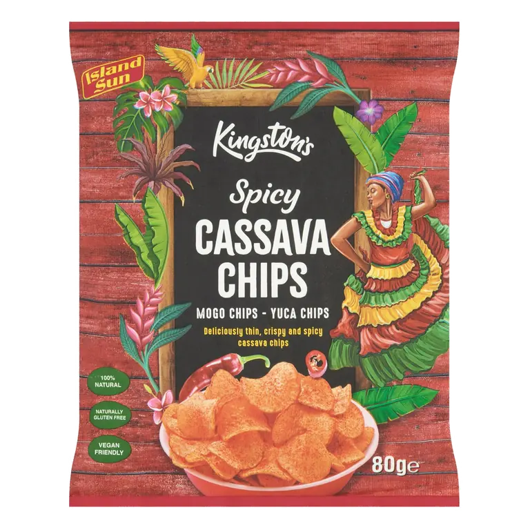 Spicy Cassava Chips 80g