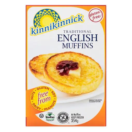 Foods Frozen English Muffins Traditional 354 g