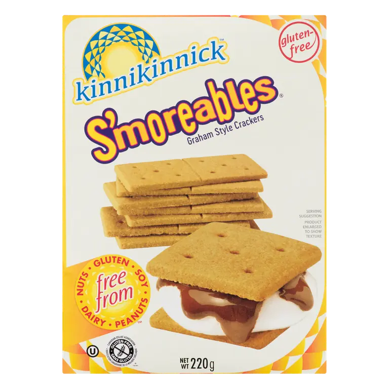 Gluten-Free Crackers S'moreables Graham Style 220 g