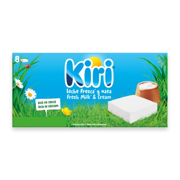 Fresh Milk Cream Smältost 8port