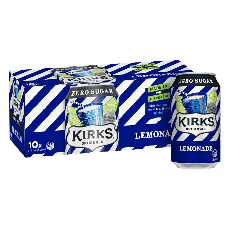 Zero Sugar Lemonade Soft Drink Cans