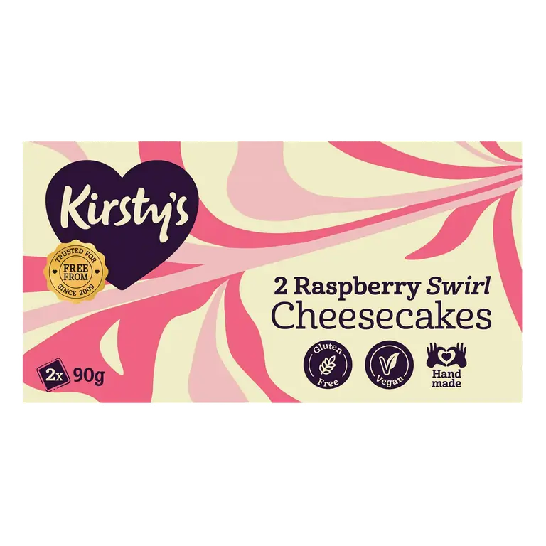 2 x 90g Raspberry Swirl Cheesecakes