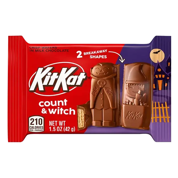 Count & Witch Crisp Wafers in Milk Chocolate