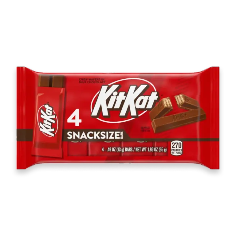 CRISP WAFERS IN MILK CHOCOLATE SNACK SIZE BAR 4-PACK