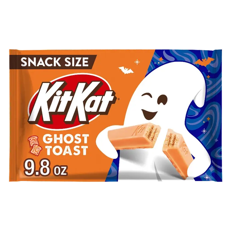 Kit Kat Ghost Toast Halloween Candy Snack Size, 9.8oz