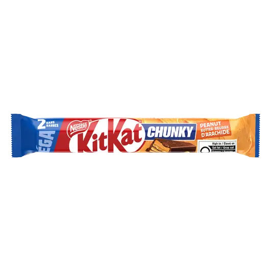 Chunky Wafer Bar Chocolate Peanut Butter Mega Size 2 Pack 68 g