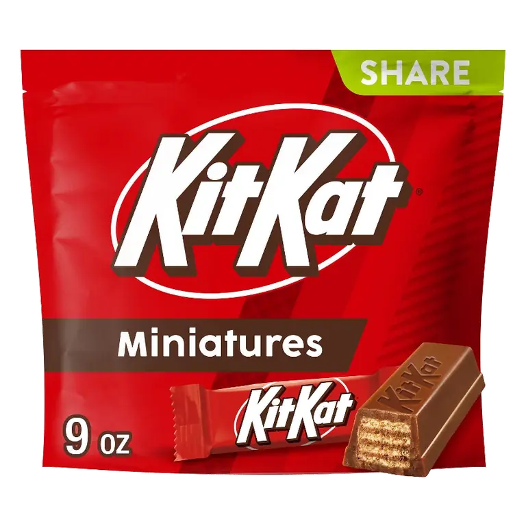 Kit Kat Miniatures Milk Chocolate Wafer Candy, 9oz