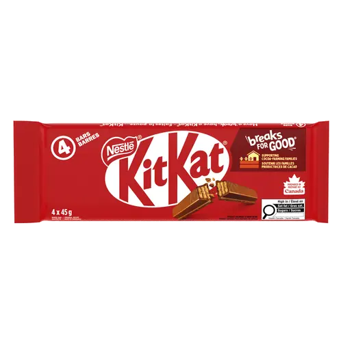 Wafer Bars Milk Chocolate 4 x 45 g