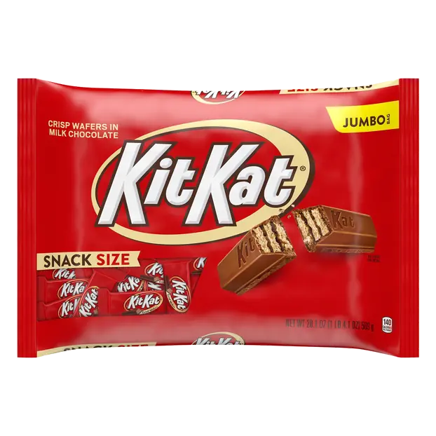 Milk Chocolate Crisp Wafers Candy Bars Snack Size Jumbo Bag