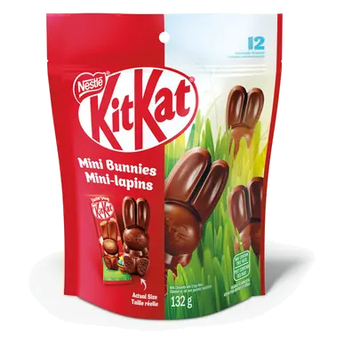 Nestlé Easter Break Kitkat Chocolate and Wafer Bunnies 12 Pack 132 g