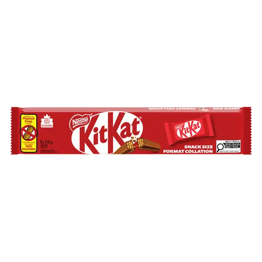 Peanut-Free Wafer Bar Chocolate Snack Size 8 Pack 94.4 g