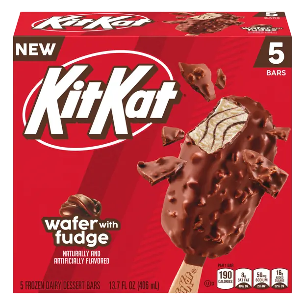 Wafer with Fudge Frozen Dairy Dessert Bars - 5 ct
