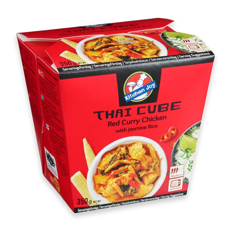 Thai Cube red curry chicken 350g