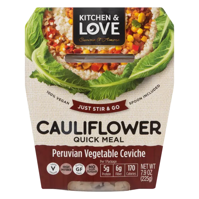Cauliflower Quick Meal Perivian Vegetable Ceviche