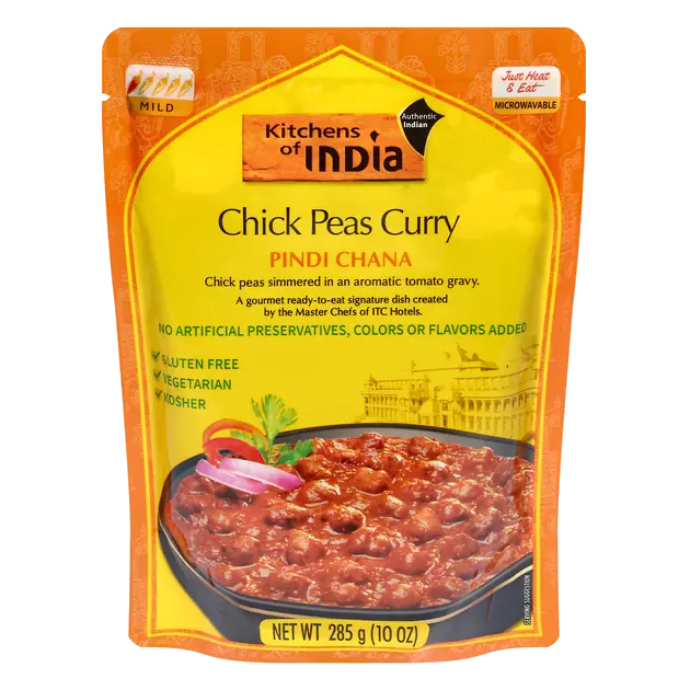 Authentic Indian Chick Peas Curry Pindi Chana