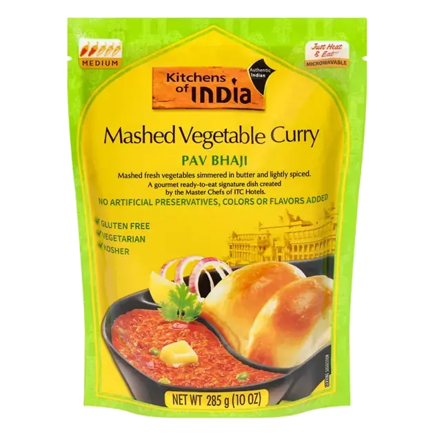 Medium Mashed Vegetable Curry Pav Bhaji