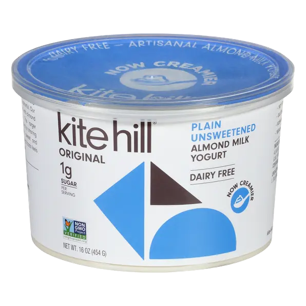 Dairy Free Vegan Plain Unsweetened Almondmilk Yogurt Cup