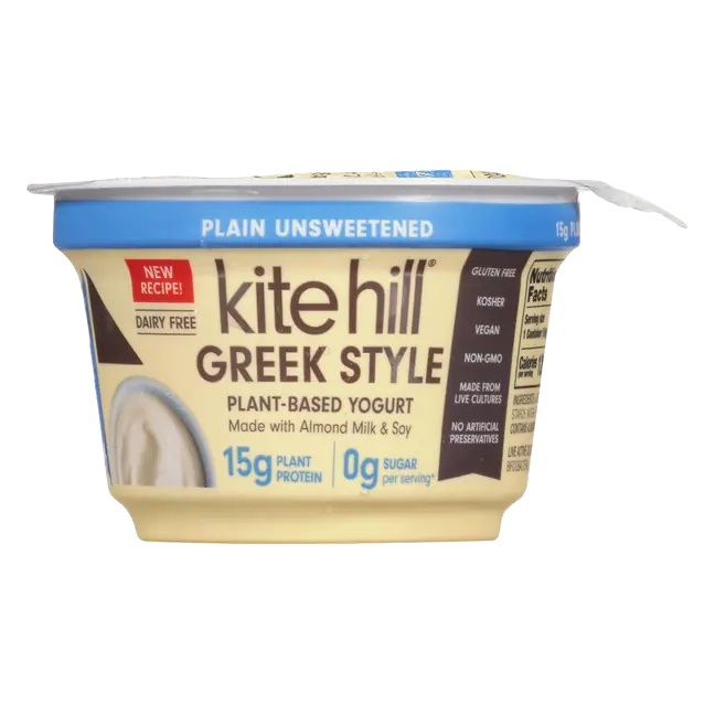 Plain Unsweetened Greek Style Plant-Based Yogurt