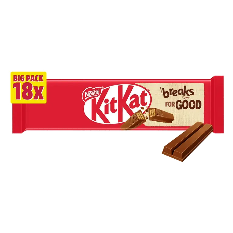 2 Finger Milk Chocolate Biscuit Bar Multipack 18 x 20.7g