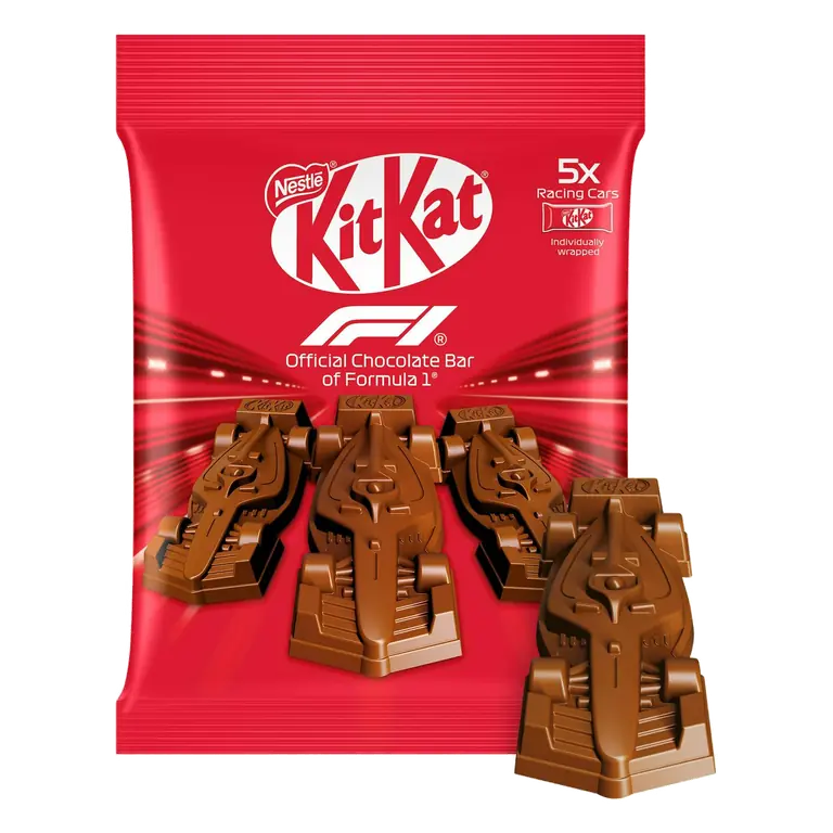 KitKat 5 x 11g F1 Car Figure Multipack Chocolate Bars