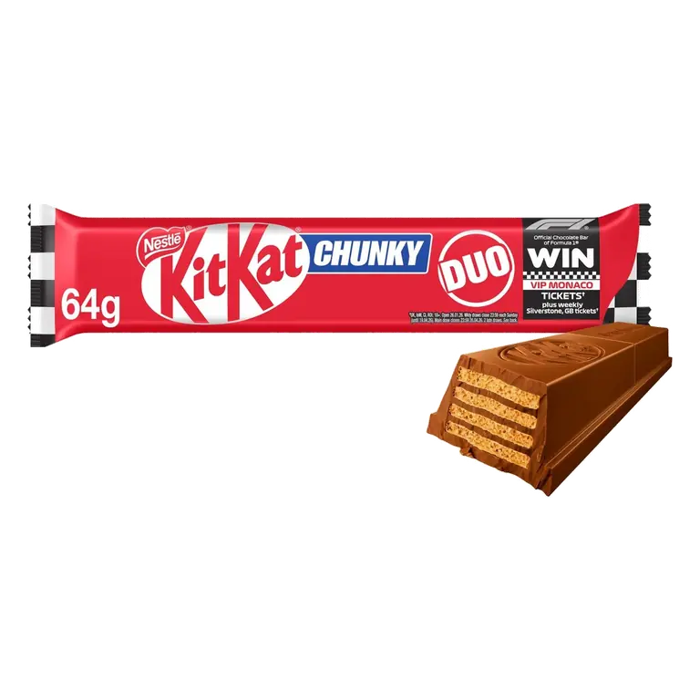 Chunky Milk Chocolate Duo 64g