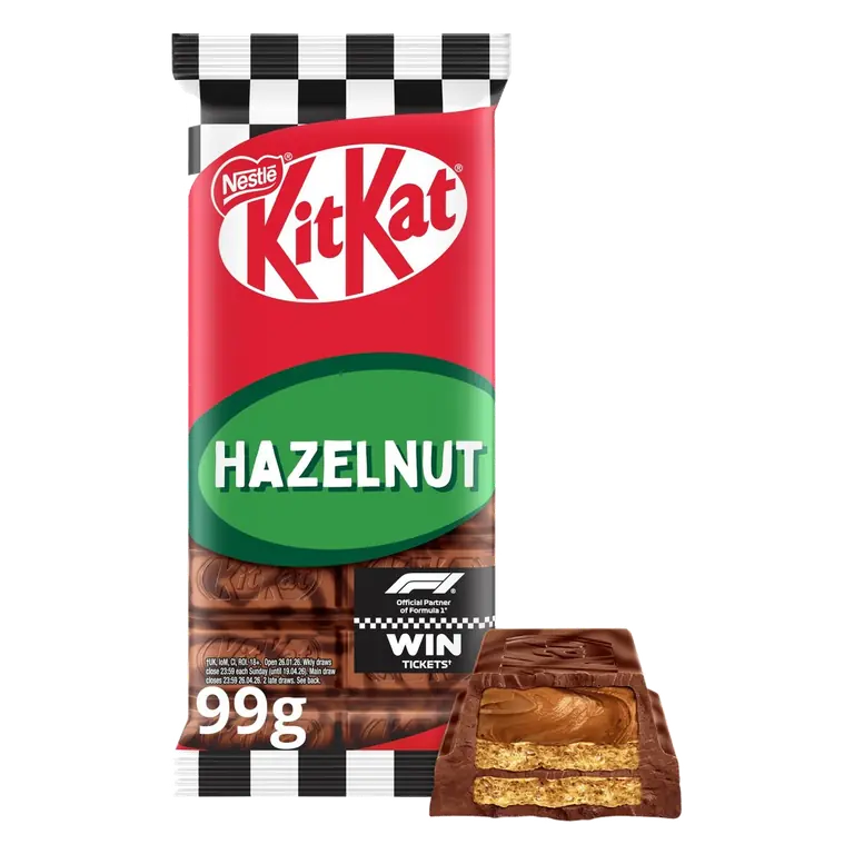 Hazelnut Chocolate Sharing Bar 99g