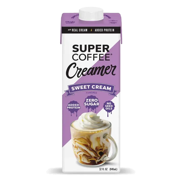Kitu Super Coffee Sweet Cream Protein Creamer, 32 fl oz