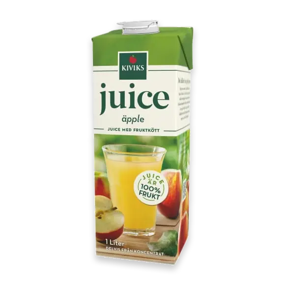 Äppeljuice med Fruktkött