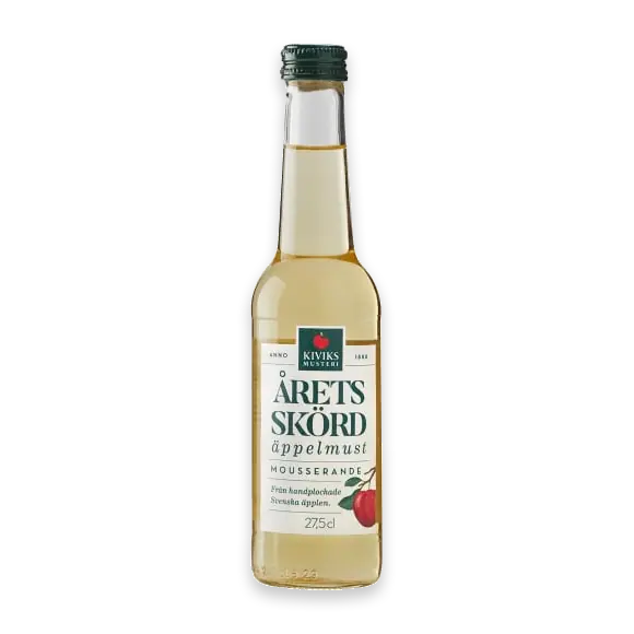 Äppelmust Ås Mousserande Alkfri Glas