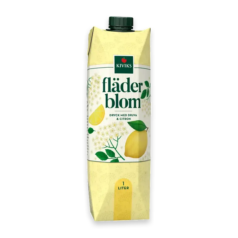 Fläderblomsdryck med druva och citron 1l